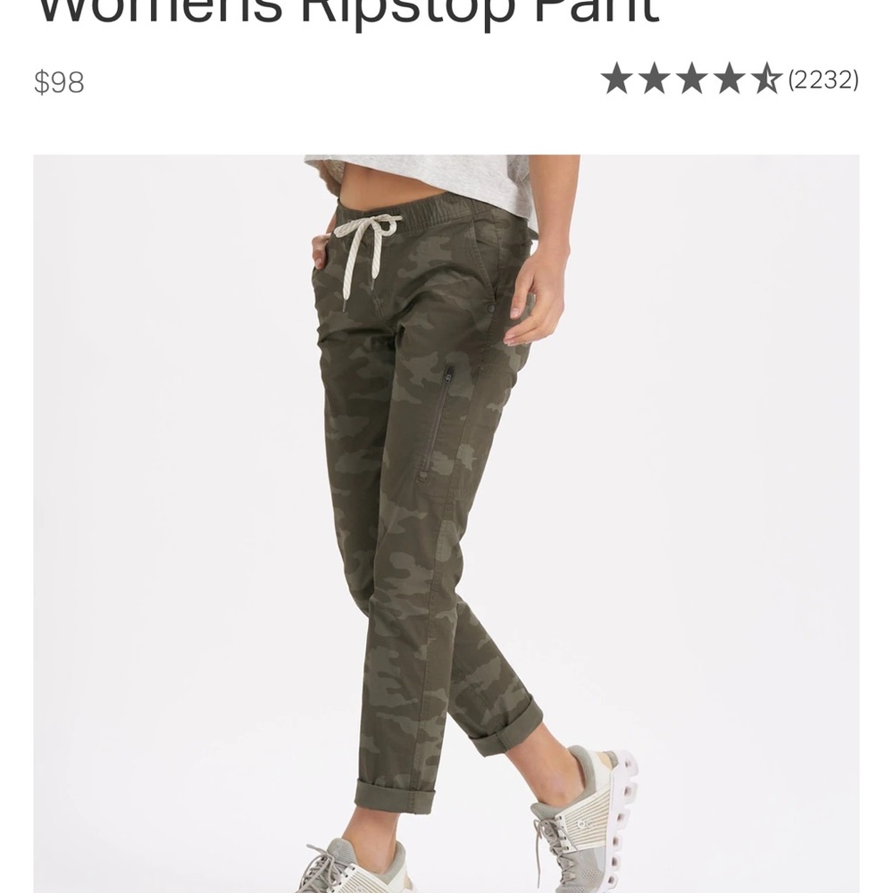 Vuori RipStop Pant (regular length) SMALL
